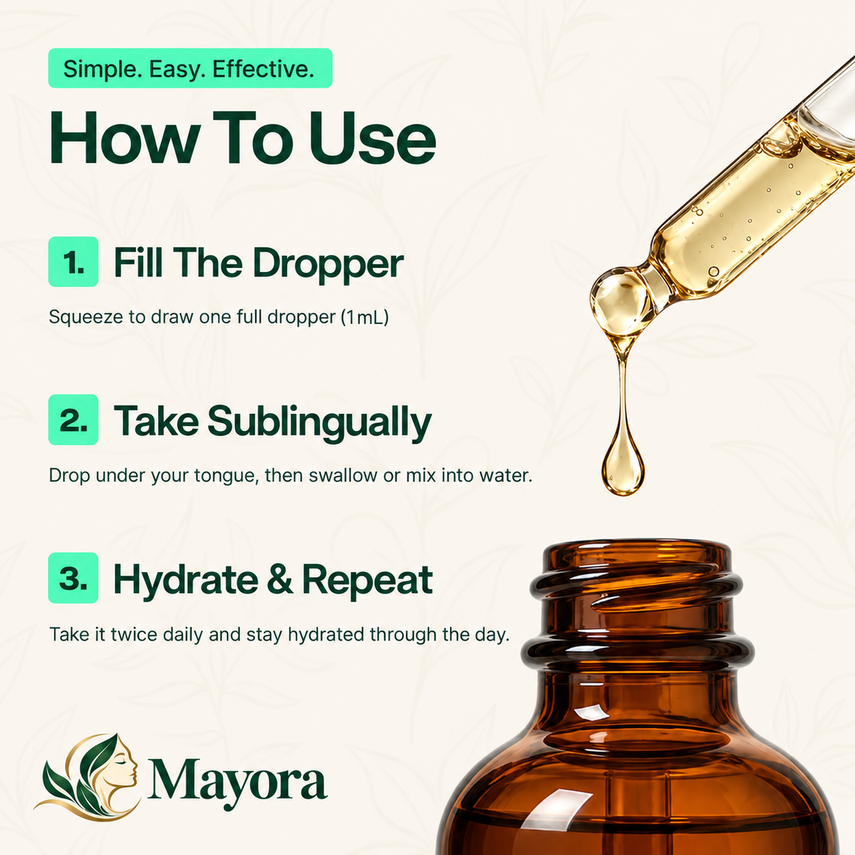 Mayora Lymphatic Drainage Drops