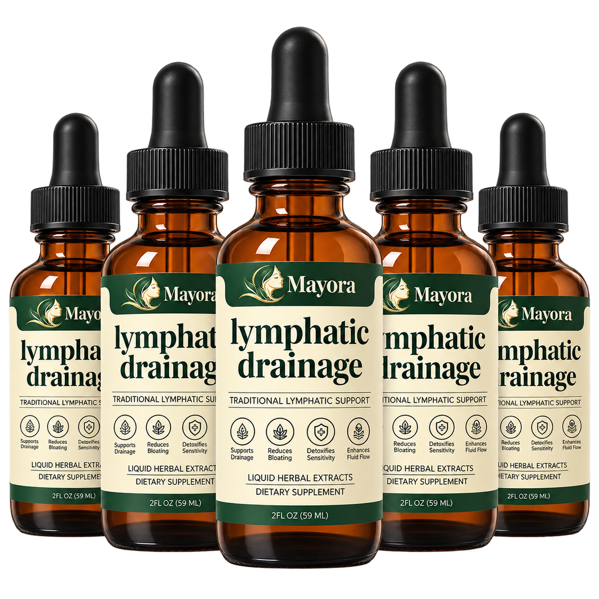 Lymphatic drainage drops