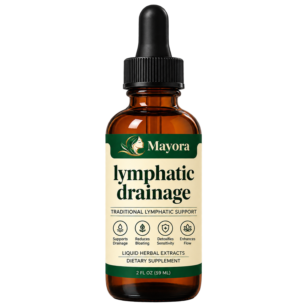 Lymphatic drainage drops