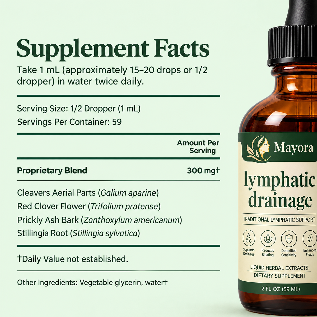 Mayora Lymphatic Drainage Drops
